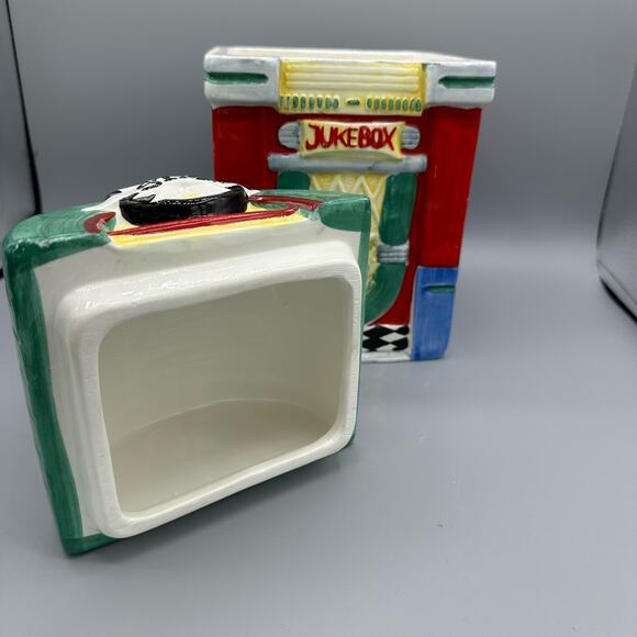 Vintage Juke Box 1950s Cookie Jar - Picture 3 of 9